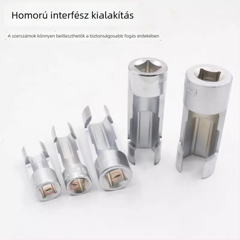 9 részes üzemanyagcső szétszerelő készlet oxigén szenzor kulccsal, üzemanyagcső javító készlet