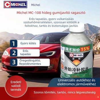 Michel Hideg javítóragasztó gumikhoz és javítófilm készlet autókhoz és motorkerékpárokhoz – belső cső javításhoz