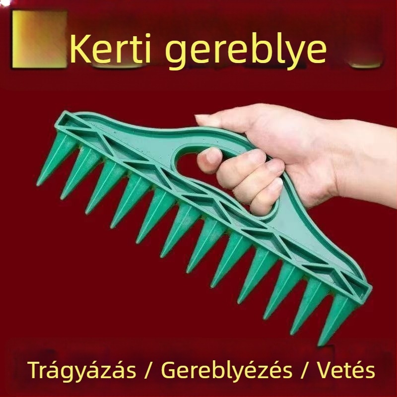 Kerti magvető lyukasztó - műanyag ültető eszköz
