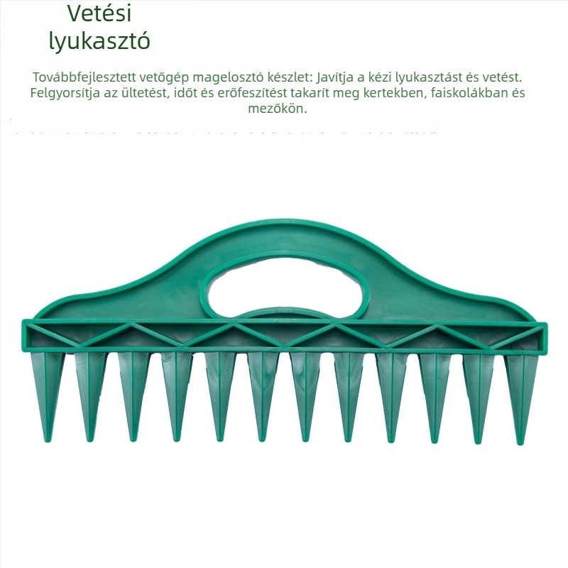 Kerti magvető lyukasztó - műanyag ültető eszköz