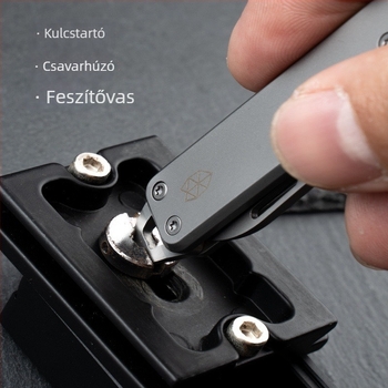 Mini hajtogatott kés rozsdamentes acélból, hordozható éles penge a dobozok kinyitásához, EDC zsebkés