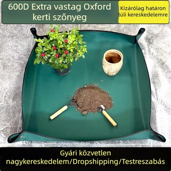 Sukulentatültető matrac és kerti padlómat, 600D Oxford anyagból, kerti szerszámok alátétje háztartási használatra