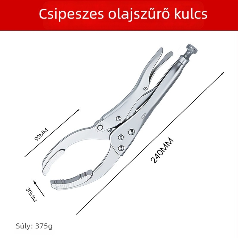 Yushun szorító típusú olajszűrő kulcs autókarbantartáshoz, erős szerszám olajcseréhez