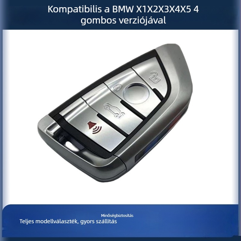 BMW kulcshéj csere, 3- és 4-gombos Blade sorozatú intelligens kulcs