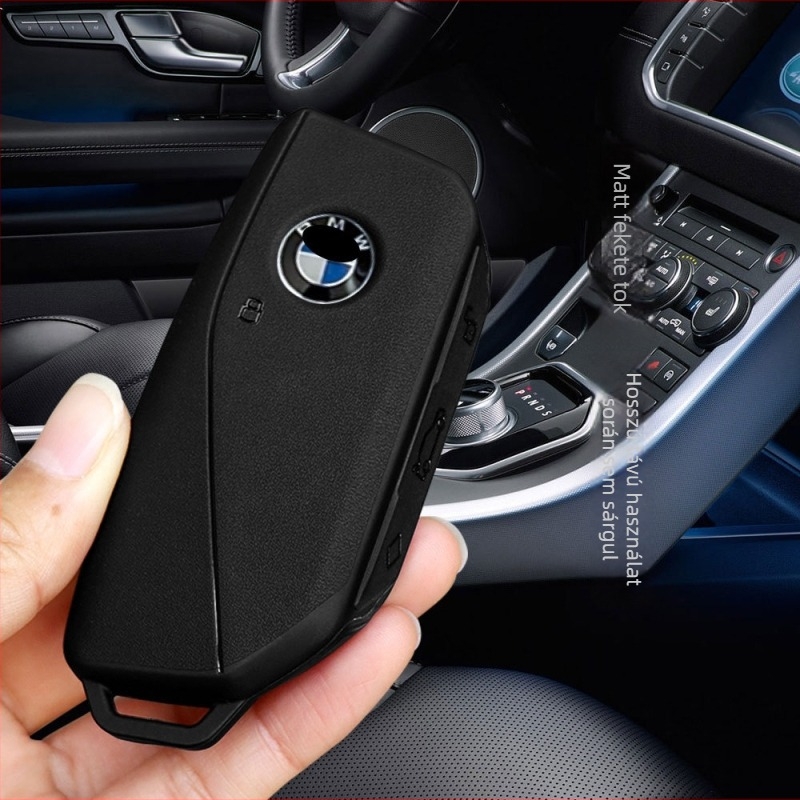 BMW kulcs fob TPU védőtok, kompatibil X1, X7, 7-es sorozat, 735Li, iX, XM, X6 – egyszerű stílus