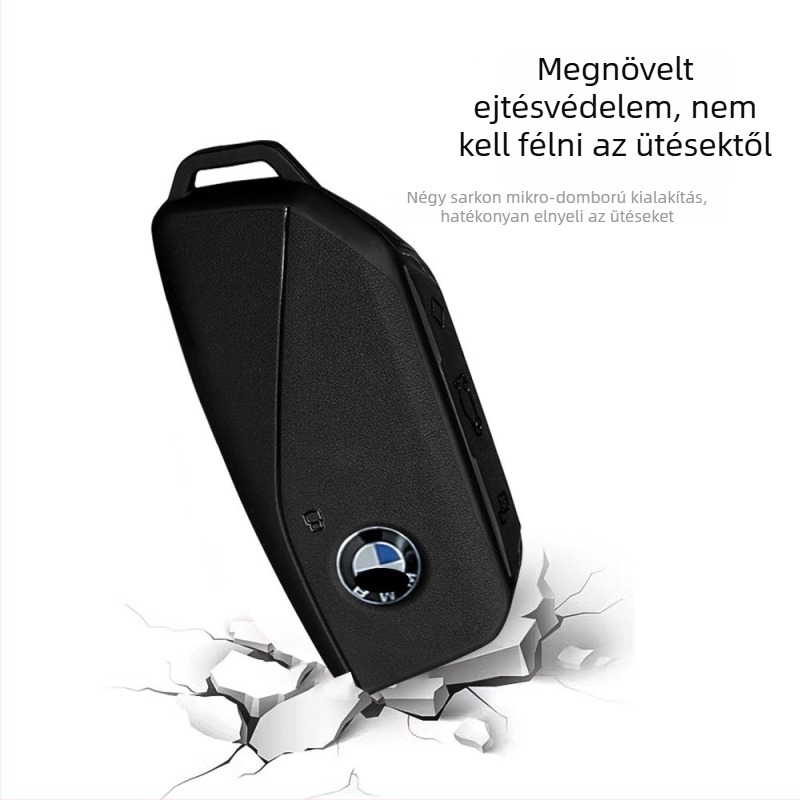 BMW kulcs fob TPU védőtok, kompatibil X1, X7, 7-es sorozat, 735Li, iX, XM, X6 – egyszerű stílus