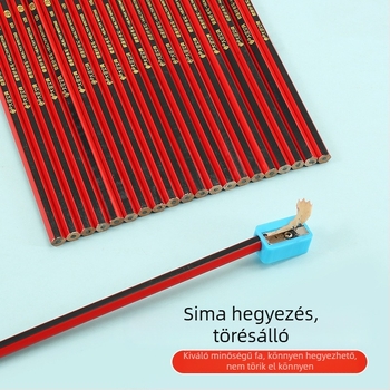 2B és HB ceruza készlet: hatszögletű fa ceruzák általános iskolás diákok számára