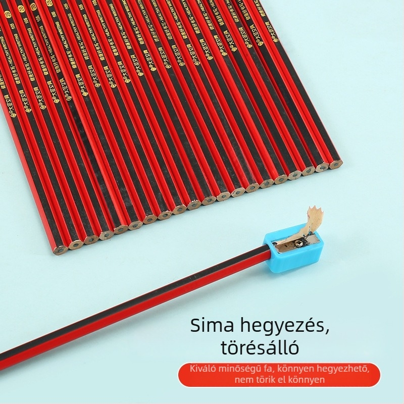 2B és HB ceruza készlet: hatszögletű fa ceruzák általános iskolás diákok számára