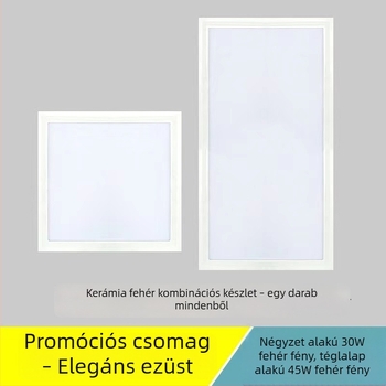 LED 600x600 síkpanel mennyezeti világítótest, beépített mennyezethez, kompatibil gipszkarton és ásványgyapot panellel