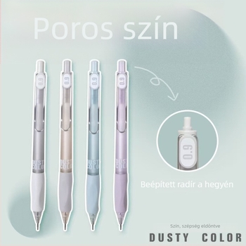 0,9 mm-es mechanikus ceruza puha fogással, füstös színű HB grafittal, diákoknak