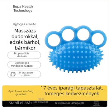 Szilikonból készült ujjak és kéz fogás-erősítő labda – gyakorlatok ujjakhoz és kézhez, stresszoldás