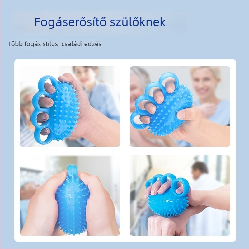 Szilikonból készült ujjak és kéz fogás-erősítő labda – gyakorlatok ujjakhoz és kézhez, stresszoldás