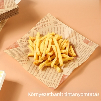 Zsírtaszító sütőpapír – lapok sütéshez és fritéshez