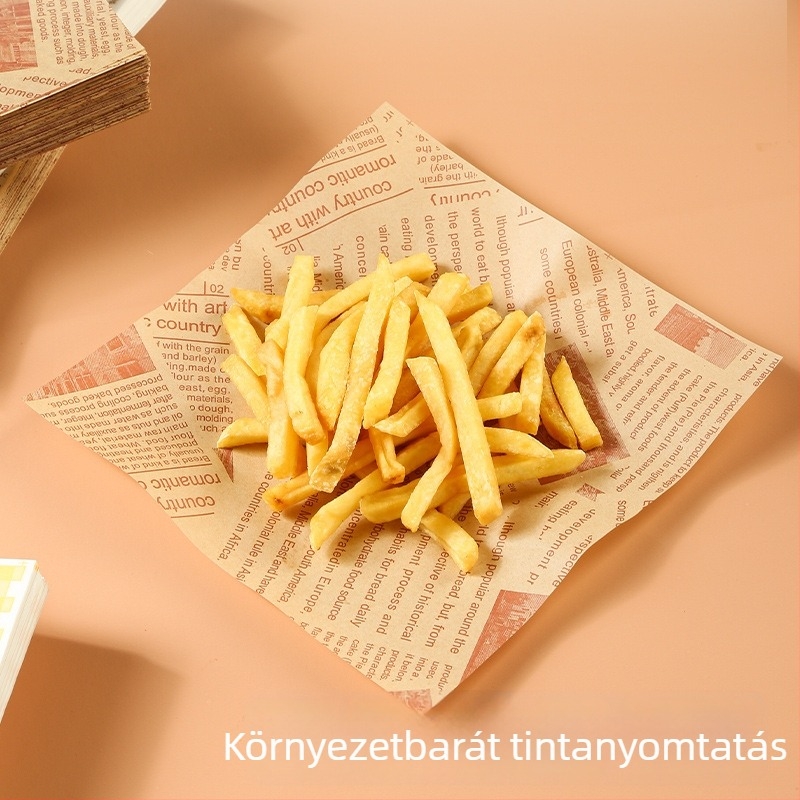 Zsírtaszító sütőpapír – lapok sütéshez és fritéshez