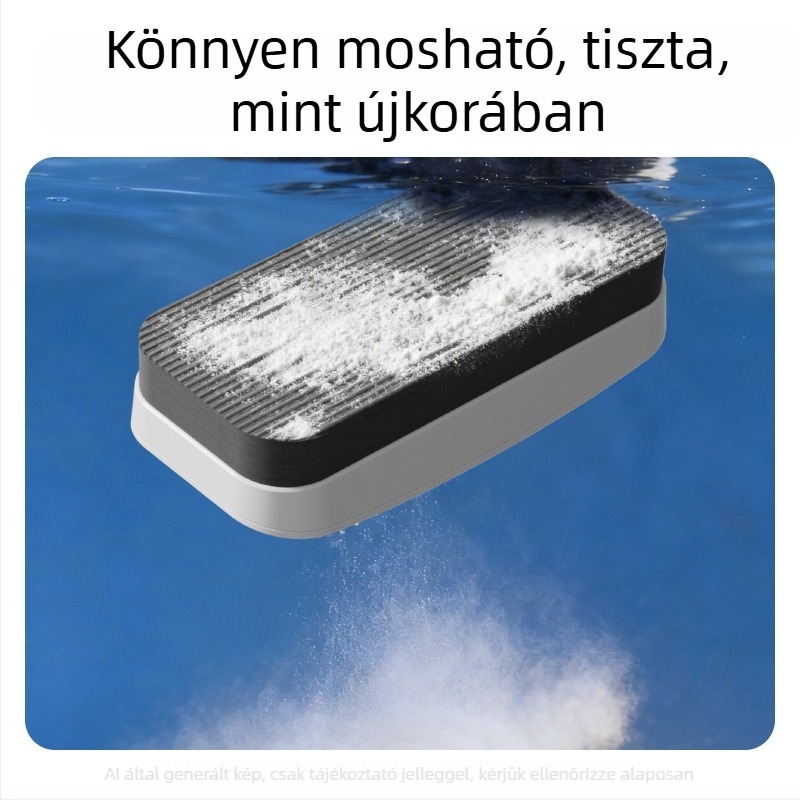 MB400 Krétatábla radír, fehér, 130×60×34 mm, iskolai használatra, mosható, pormentes