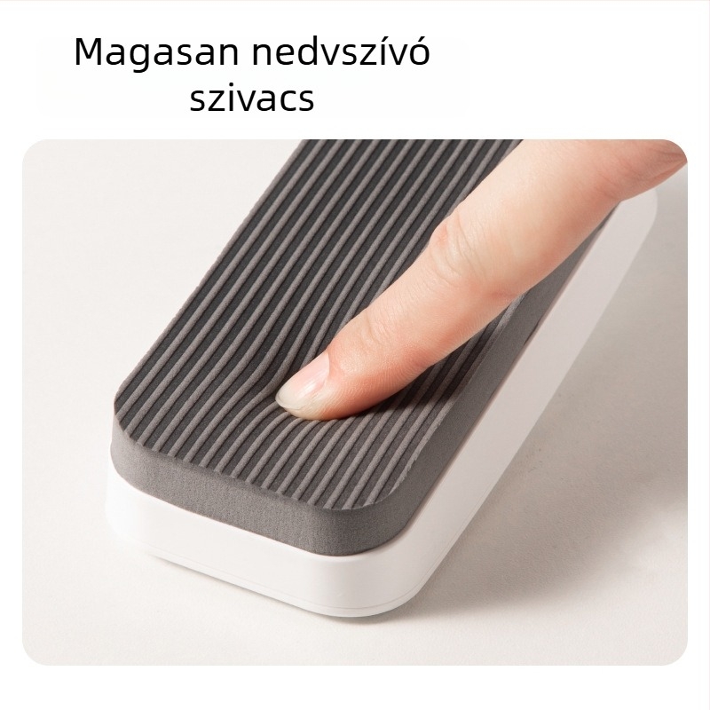 MB400 Krétatábla radír, fehér, 130×60×34 mm, iskolai használatra, mosható, pormentes
