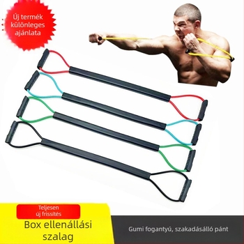 Latexből készült ökölvívó és Sanda edzőöv — Muay Thai edzéshez, ellenálláskötél a ütéshez és rúgáshoz, harci edzésfelszerelés
