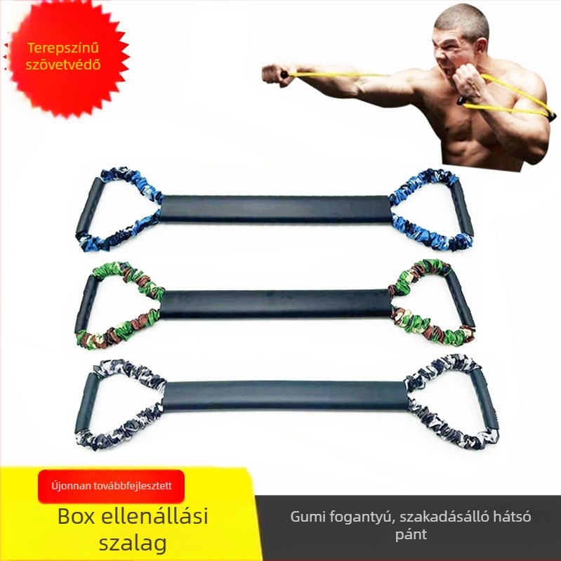 Latexből készült ökölvívó és Sanda edzőöv — Muay Thai edzéshez, ellenálláskötél a ütéshez és rúgáshoz, harci edzésfelszerelés