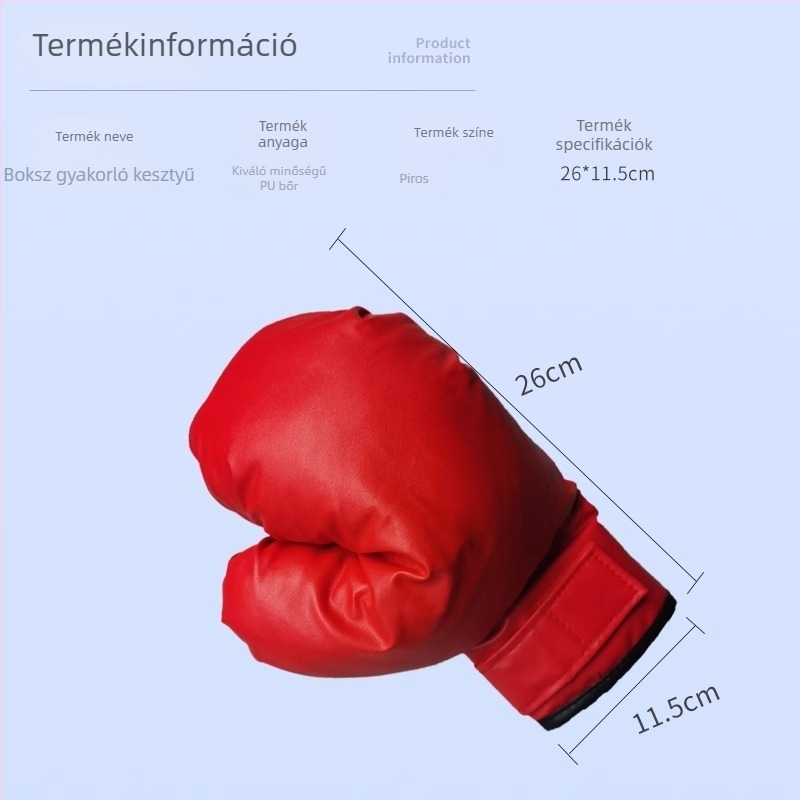 HK PU bokszkesztyű Muay Thai edzéshez felnőtteknek