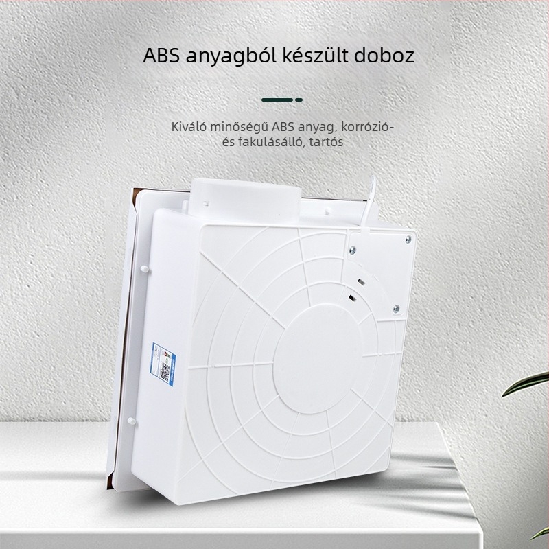 Golden Ling beépített mennyezetre szerelt szellőző ventilátor, ultra vékony, 300x300 mm, modell BPT10-12-1D, ABS ház, mechanikus vezérlés