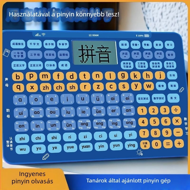 Első osztályos kínai Pinyin olvasó toll – fonetikai gyakorlás és helyesírás, korai oktatás