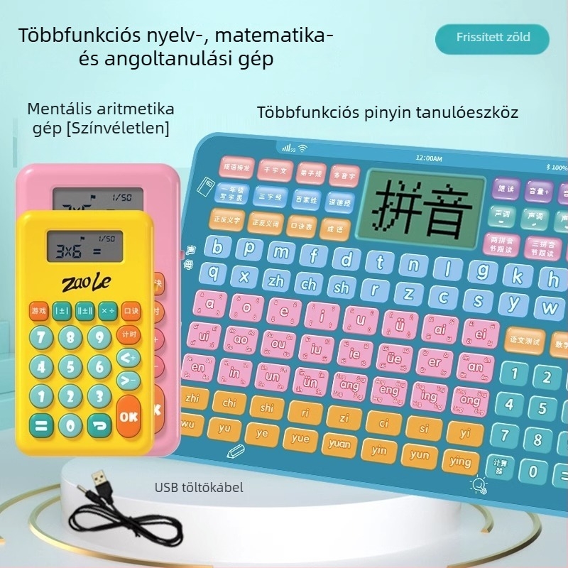 Első osztályos kínai Pinyin olvasó toll – fonetikai gyakorlás és helyesírás, korai oktatás