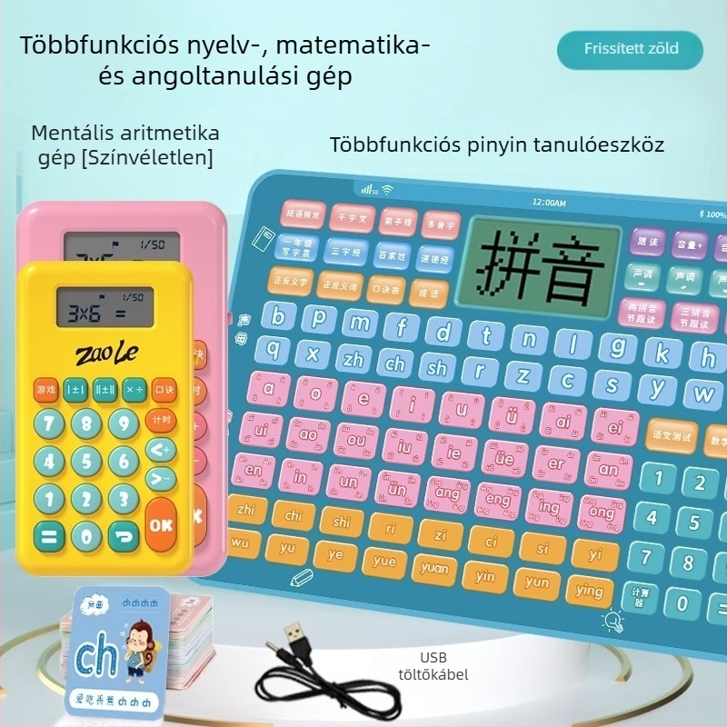 Első osztályos kínai Pinyin olvasó toll – fonetikai gyakorlás és helyesírás, korai oktatás
