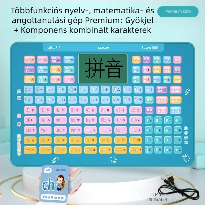 Első osztályos kínai Pinyin olvasó toll – fonetikai gyakorlás és helyesírás, korai oktatás