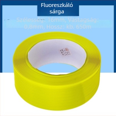 Nylon szövött csomagoló szalag, 650 m tekercsenként, 10 kg tekercsenként, húzószilárdság 246 kg, több szín