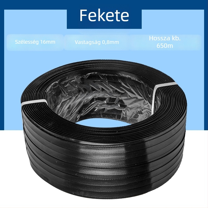 Nylon szövött csomagoló szalag, 650 m tekercsenként, 10 kg tekercsenként, húzószilárdság 246 kg, több szín