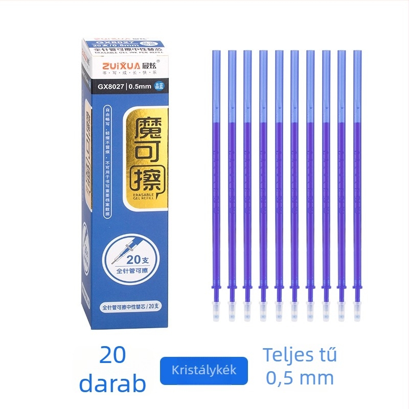 Kaligráfia gyakorlásához 20 darab törölhető töltet, 0,5 mm, teljes patron