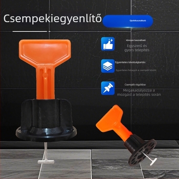 Megvastagított csempe szintező padló- és falicsempehez, cserélhető és újrafelhasználható