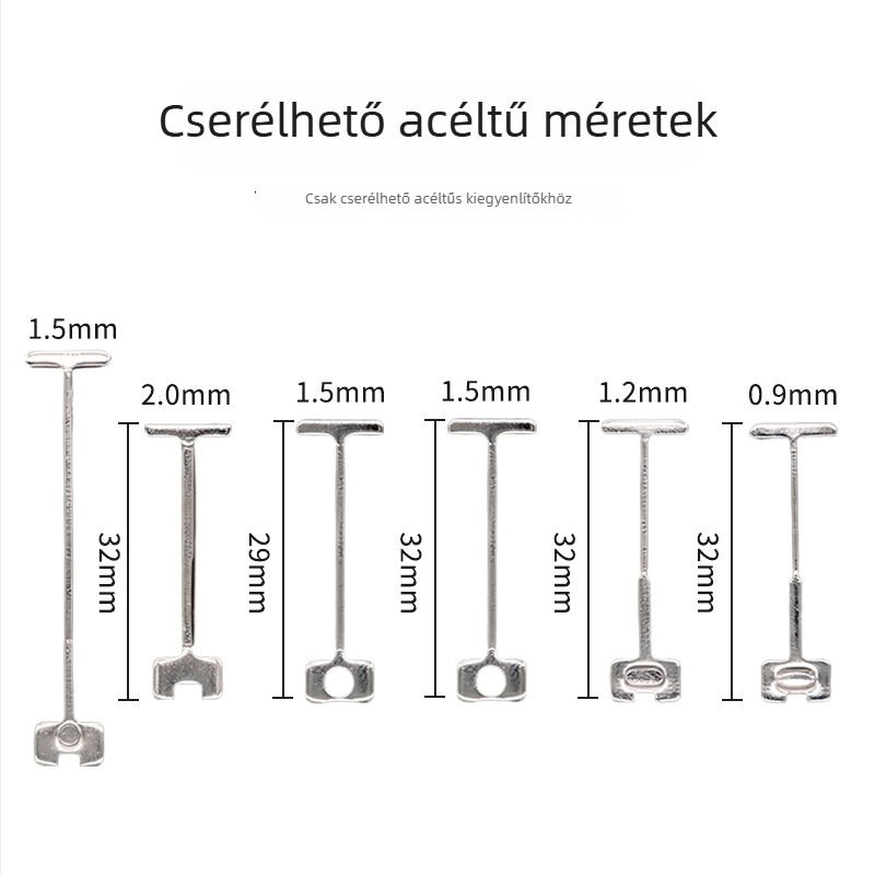 Megvastagított csempe szintező padló- és falicsempehez, cserélhető és újrafelhasználható