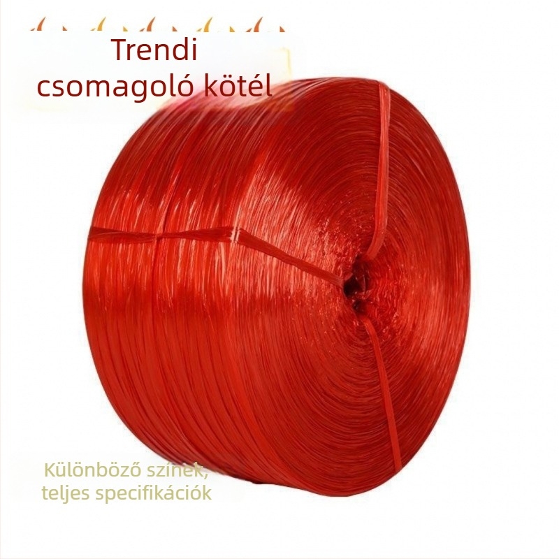 Nylon kötöző kötél csomagoláshoz, fonott, kötéshez és záráshoz, különböző szélességek és színek
