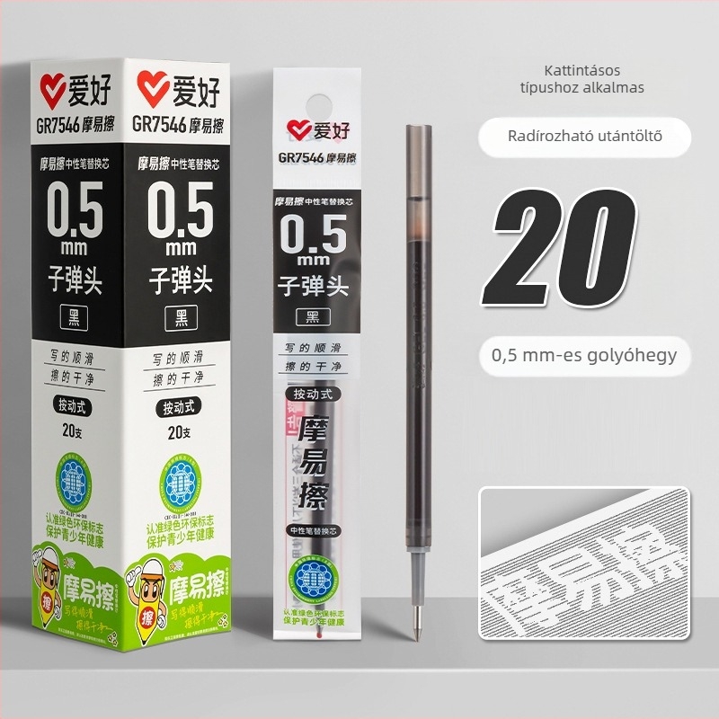 Hobbies törölhető tollbetét gyűjtemény — különböző modellek íráshoz és irodai használathoz, modellek 7546, 7548, 7913, 7926, 7943, 7950, 7970