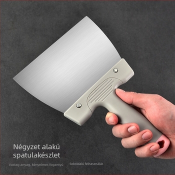 Csokoládé temperáláshoz spatula, rozsdamentes acél tésztavágó és lisztkaparó, krémkaparó, sütési eszköz