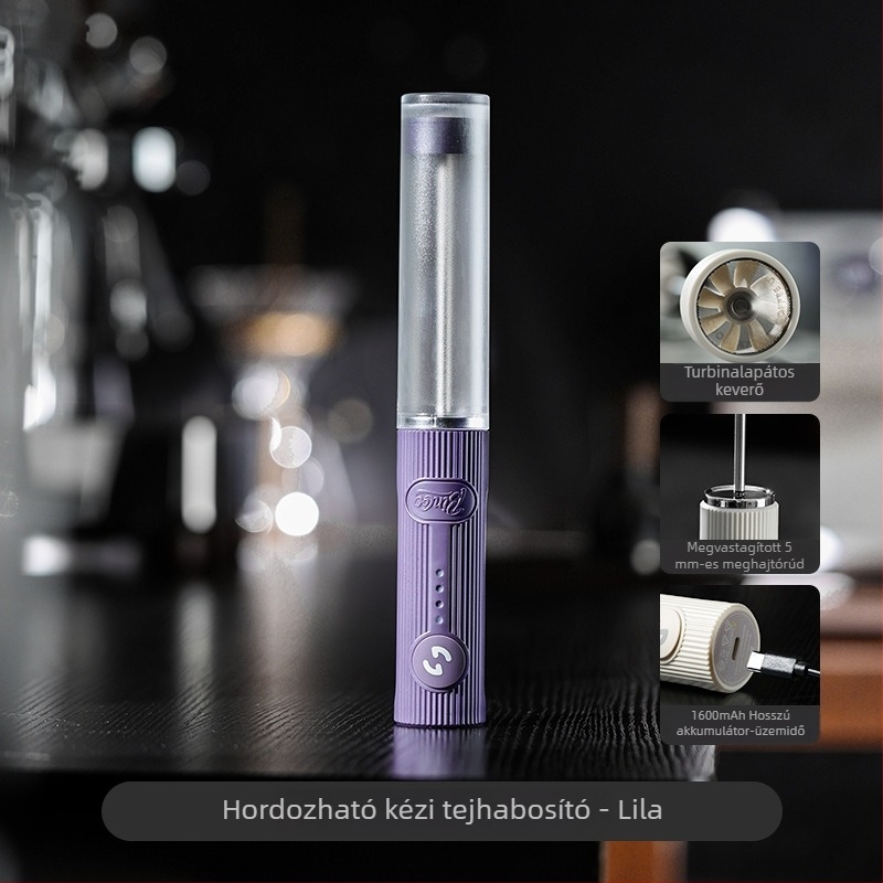 Bincoo Elektromos kávé- és tejhabosító keverőrúddal