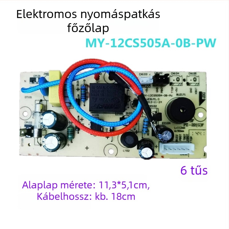 Tápegység panel nyomásos elektromos edényhez – alaplap és áramkörös panel