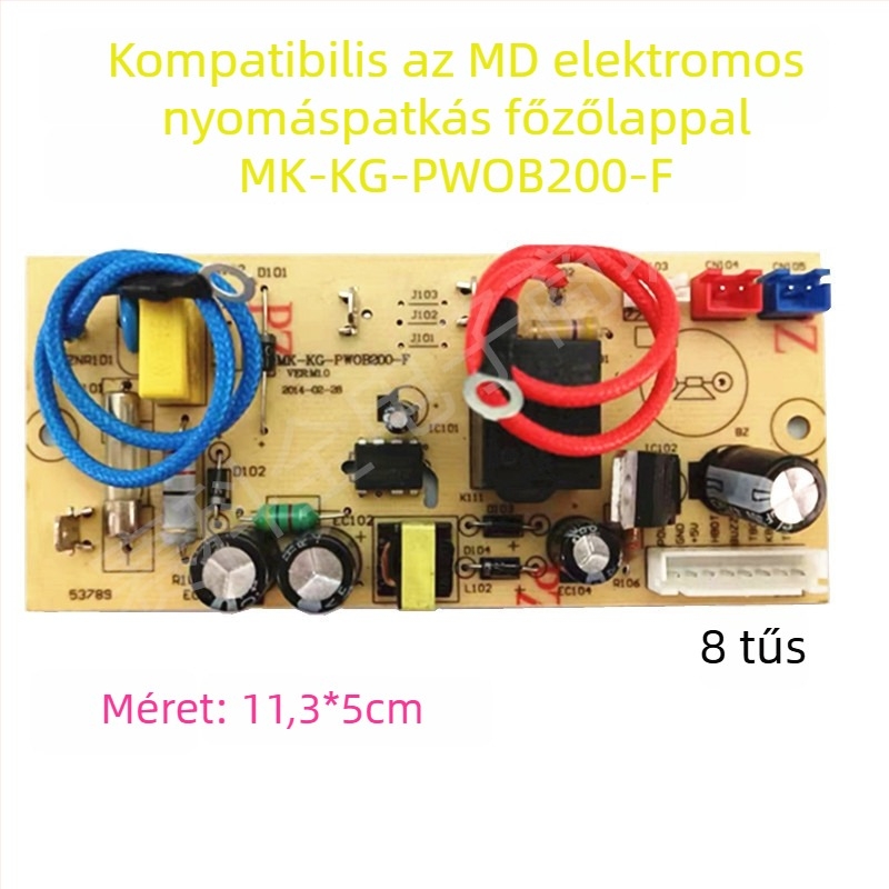Tápegység panel nyomásos elektromos edényhez – alaplap és áramkörös panel