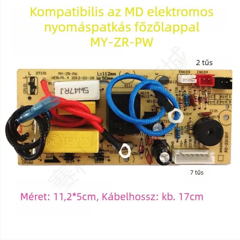 Tápegység panel nyomásos elektromos edényhez – alaplap és áramkörös panel