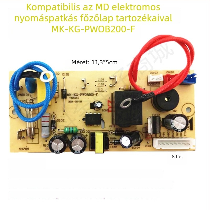 Tápegység panel nyomásos elektromos edényhez – alaplap és áramkörös panel