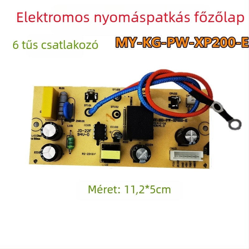 Tápegység panel nyomásos elektromos edényhez – alaplap és áramkörös panel