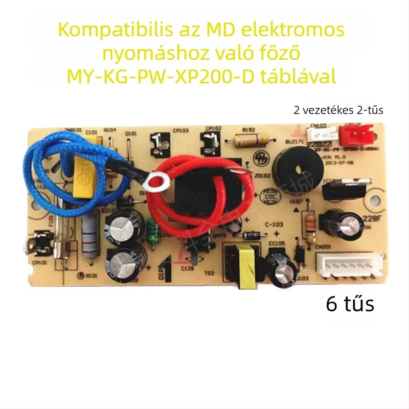 Tápegység panel nyomásos elektromos edényhez – alaplap és áramkörös panel