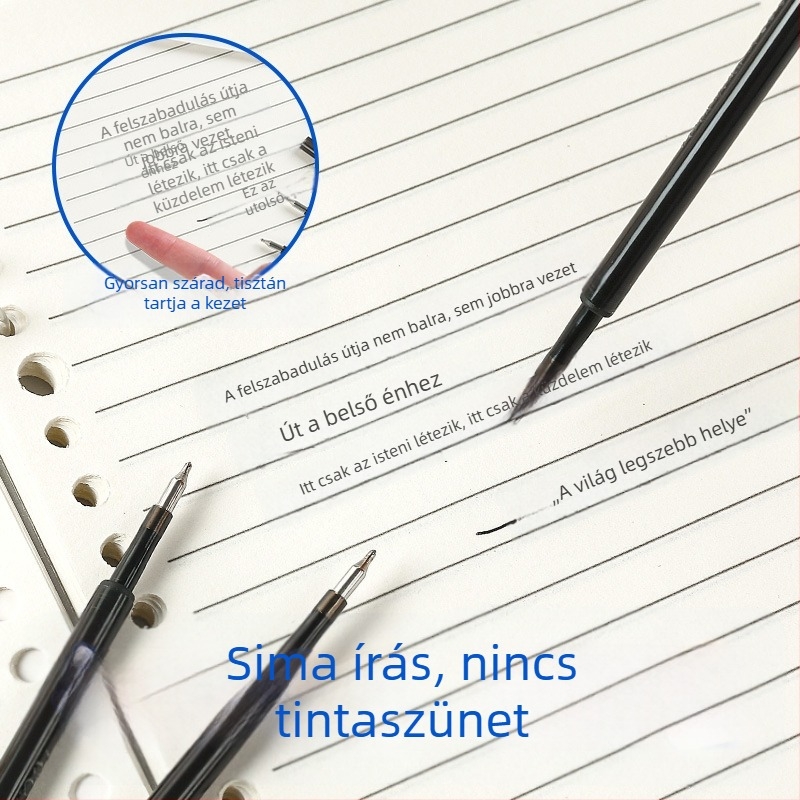 Le Xuan hőérzékeny, törölhető gél toll refill CS nyomógombos mechanizmushoz, 0,5 mm, kristálykék, dobozban 20 darab