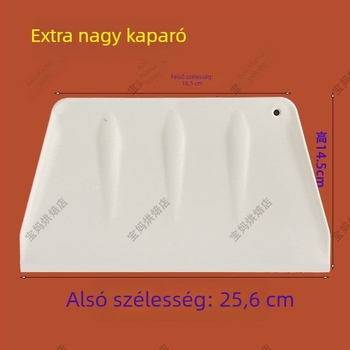 Műanyag rizstészta spatula, extralarge, vastag, trapéz alakú penge