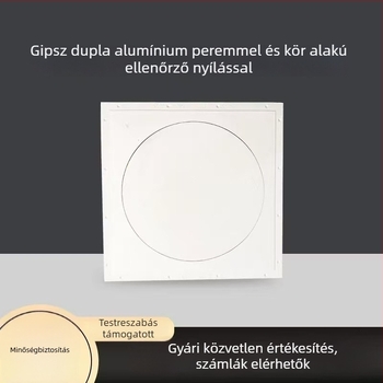 Európai stílusú kör gipszkarton vizsgálati nyílás dupla alumínium éllel