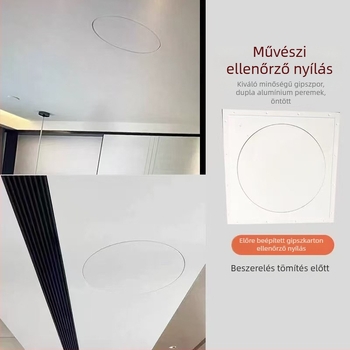 Európai stílusú kör gipszkarton vizsgálati nyílás dupla alumínium éllel