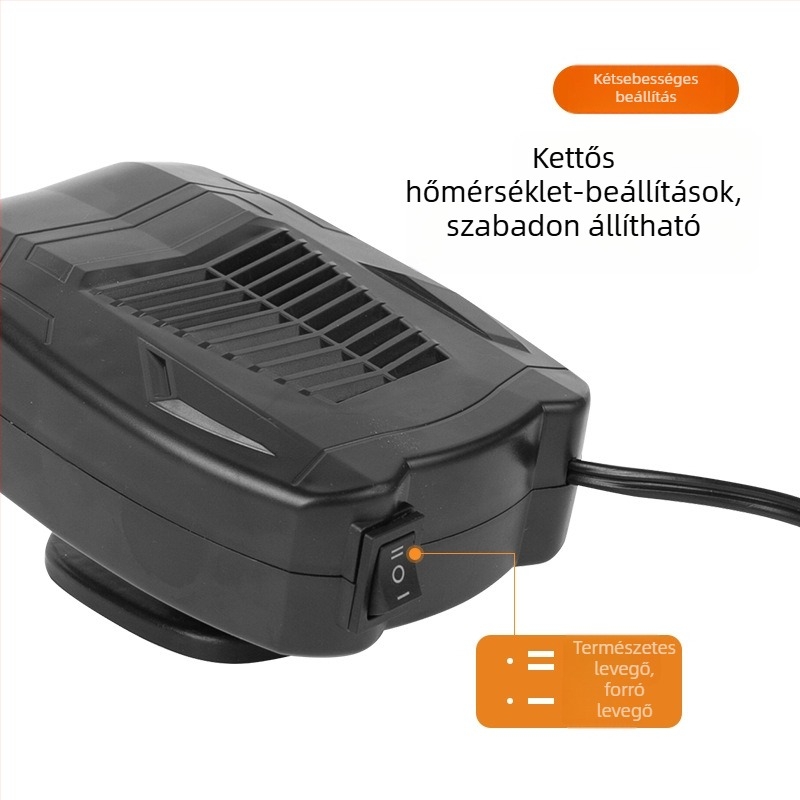 Autós fűtő 12V/24V fűtés és hűtés funkcióval, jégmentesítés és páramentesítés, gyors felmelegítés