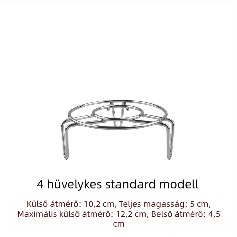 304 rozsdamentes acél – mini párolóállvány állítható magassággal – kis tartó egészséges teáskanna és termosz csészéhez
