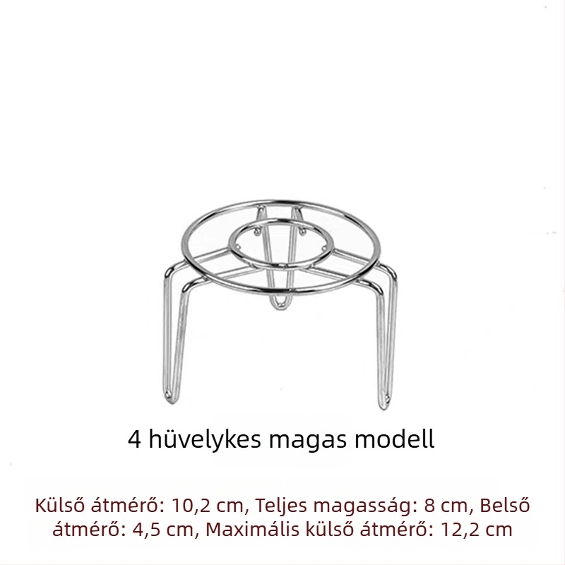 304 rozsdamentes acél – mini párolóállvány állítható magassággal – kis tartó egészséges teáskanna és termosz csészéhez